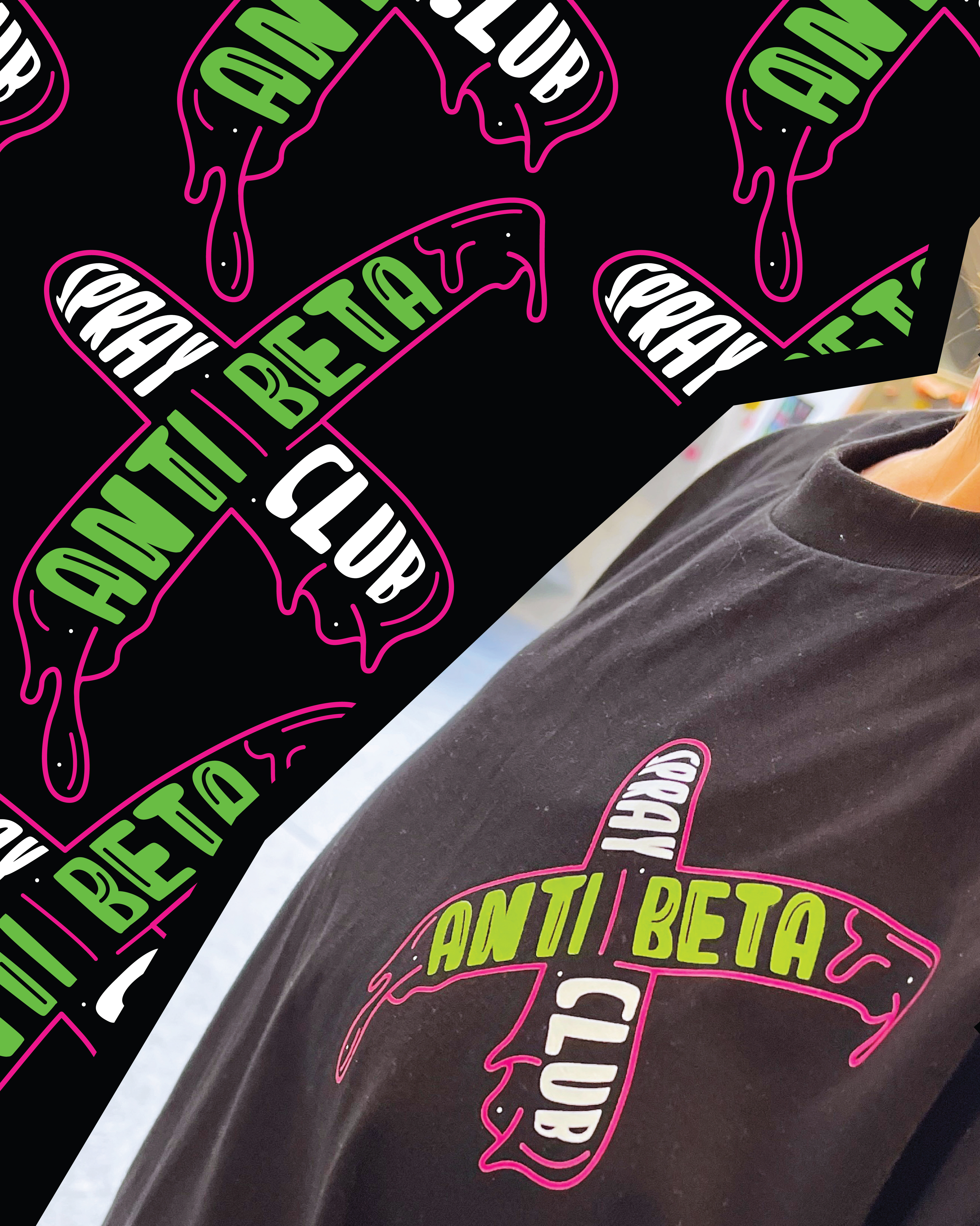 anti beta spray club t-shirt